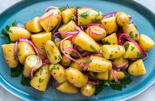 Fingerling Potatoes with Herb Vinaigrette