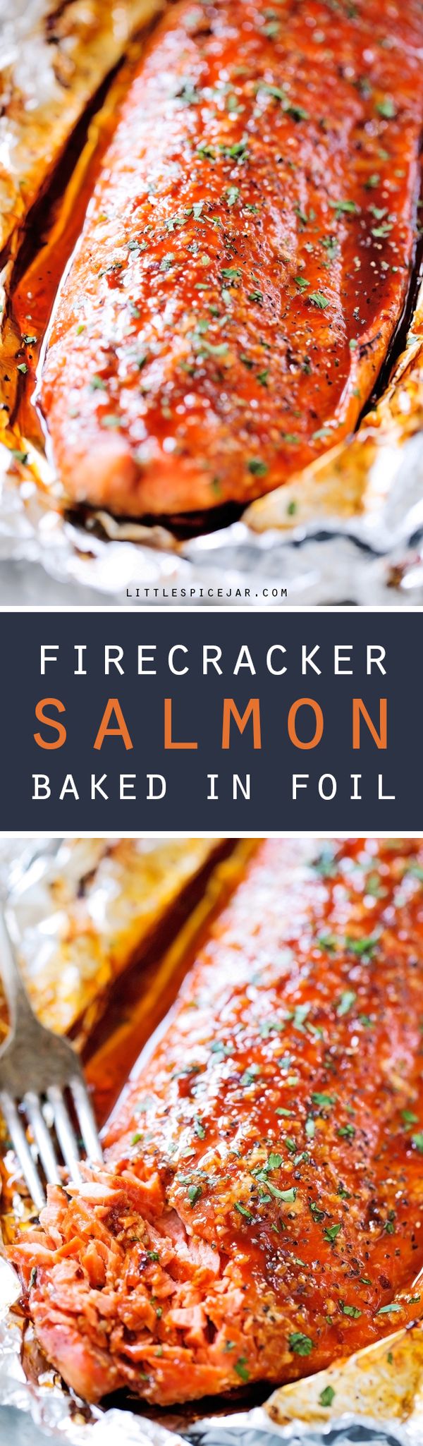 Firecracker Baked Salmon in Foil