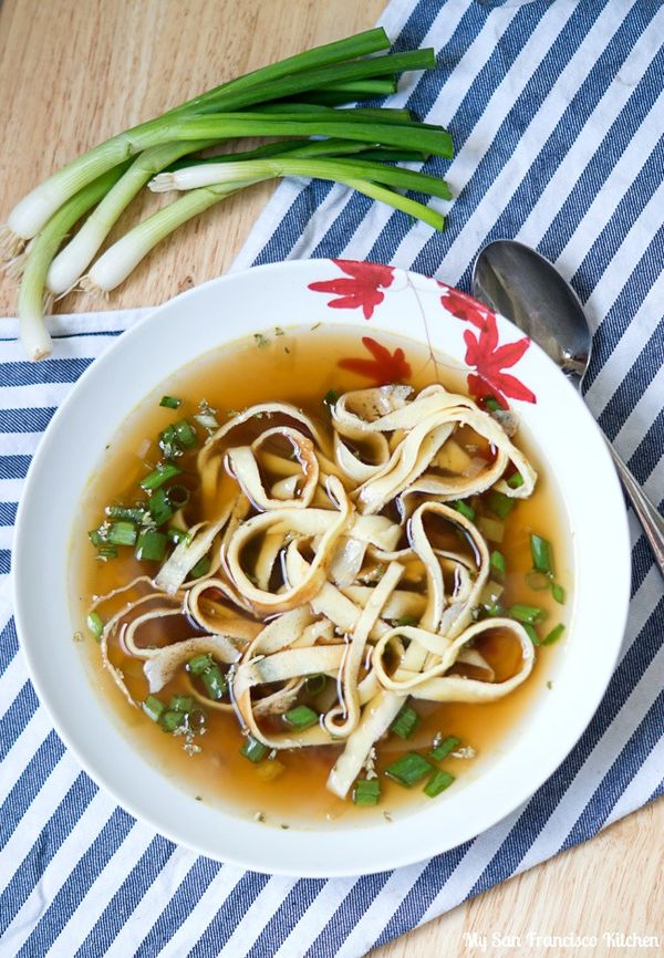 Flädlesuppe (German Pancake Soup