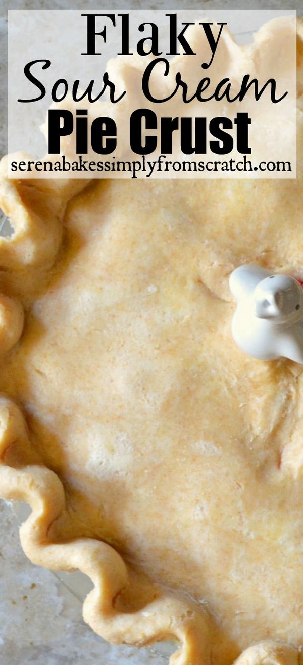 Flaky Sour Cream Pie Crust