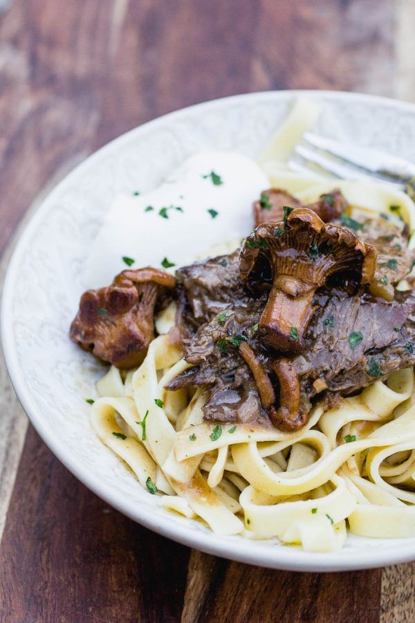 French Onion Beef Stroganoff