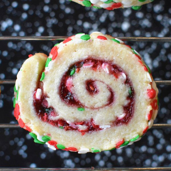 French Vanilla Jam Swirled Cookies