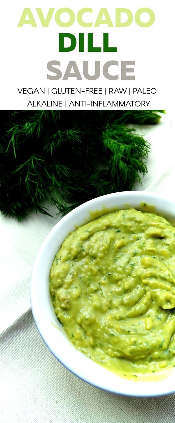 Fresh Avocado Dill Dip