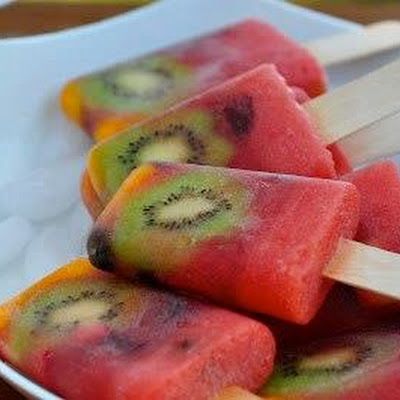 Fresh Fruit Popsicles