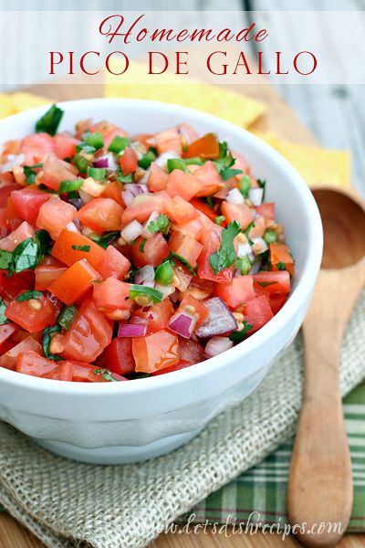 Fresh Homemade Pico de Gallo