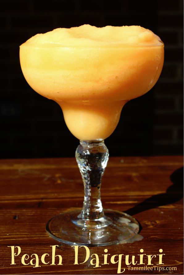 Fresh Peach Daiquiri