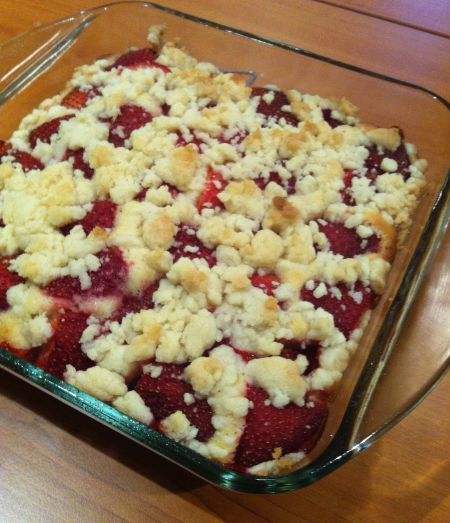 Fresh Strawberry Cobbler