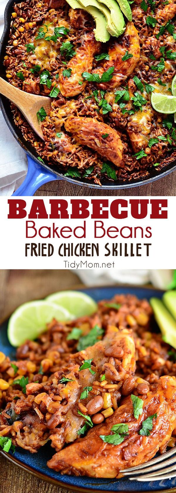 Fried BBQ Chicken Skillet