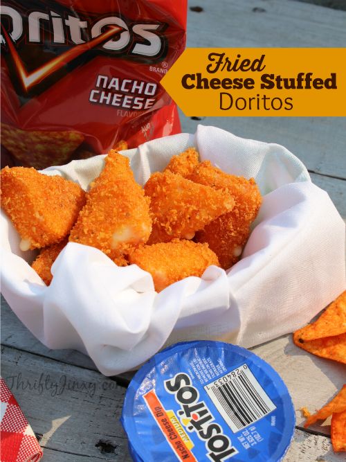 Fried Cheese Stuffed Doritos