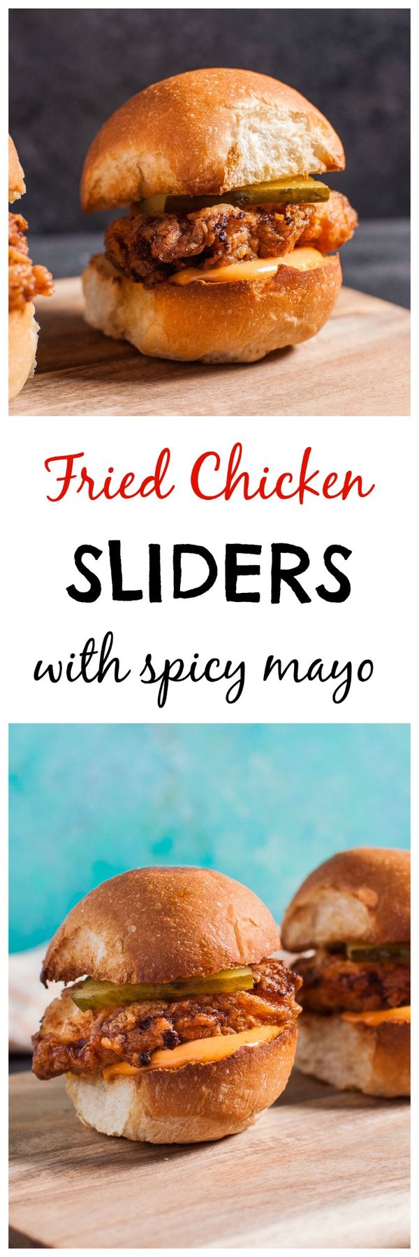 Fried Chicken Sliders with Spicy Mayo