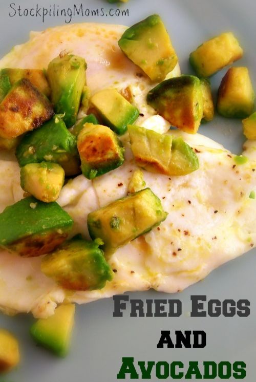 Fried Eggs and Avocados