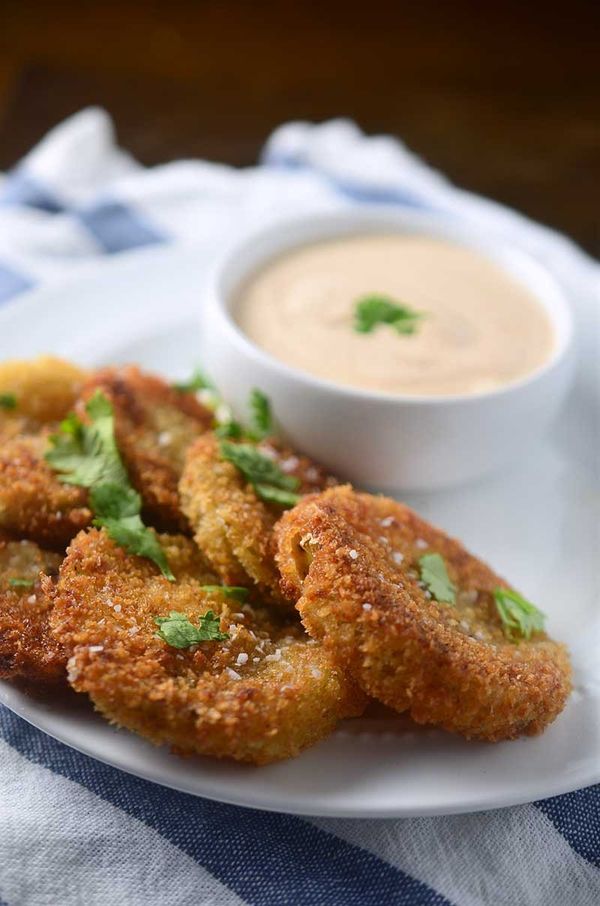 Fried Green Tomatillos