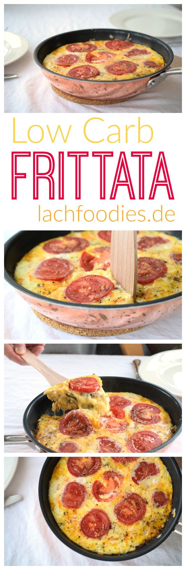 Frittata mit Artischocken, Speck und Zwiebeln | Low Carb Frühstück