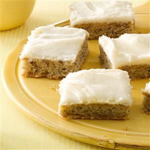 Frosted Banana Bars