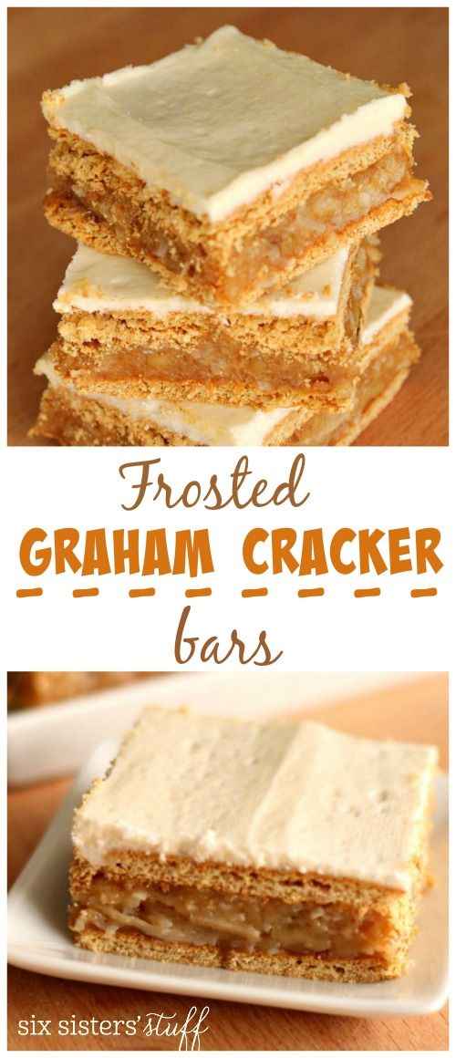 Frosted Graham Cracker Bars