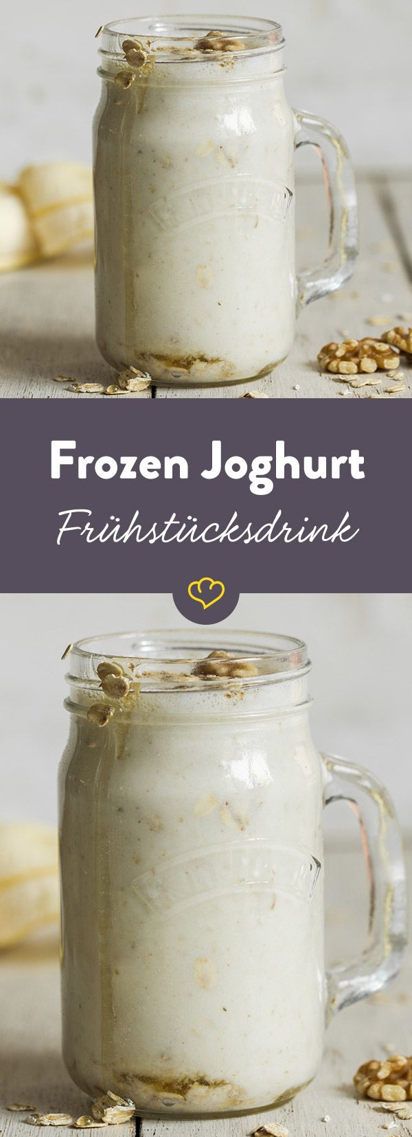 Frozen Joghurt Frühstücksdrink