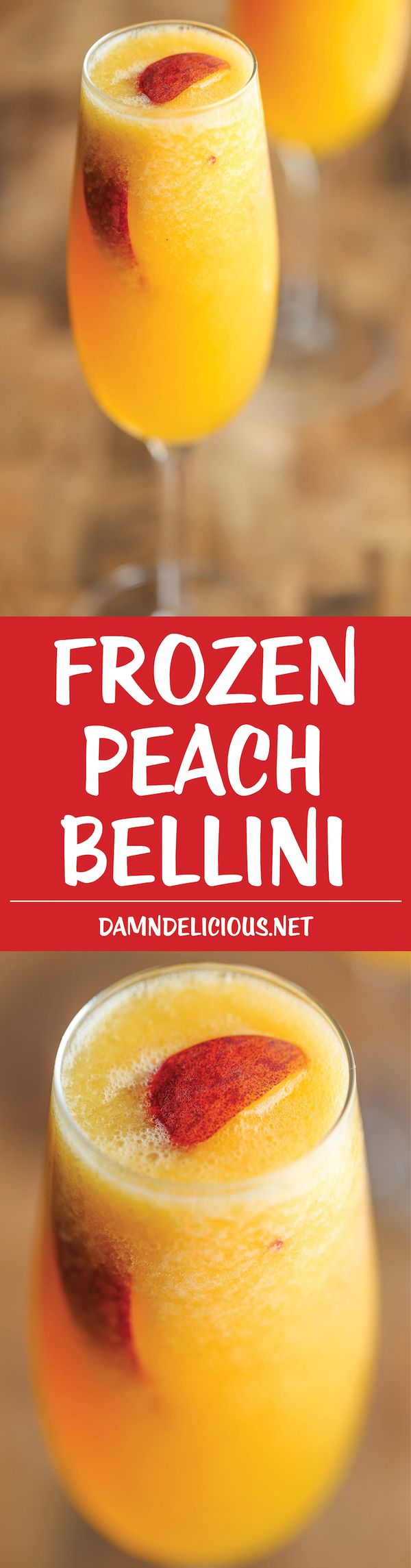 Frozen Peach Bellini