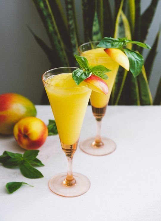 Frozen White Wine Sangria with Stone Fruit & Mango