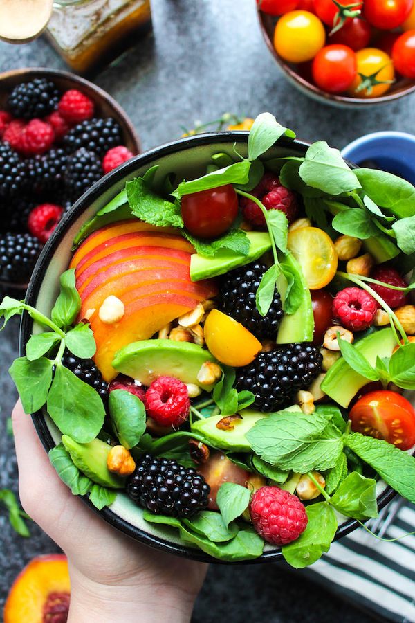 Fruit & Nut Summer Salad