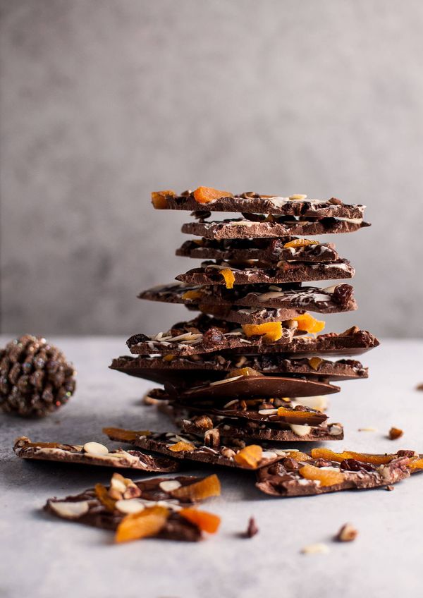 Fruit and Nut Chocolate Bark