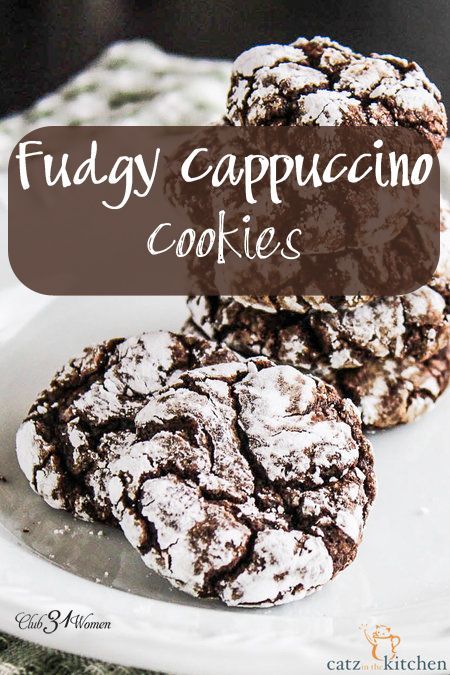 Fudgy Cappuccino Crinkles