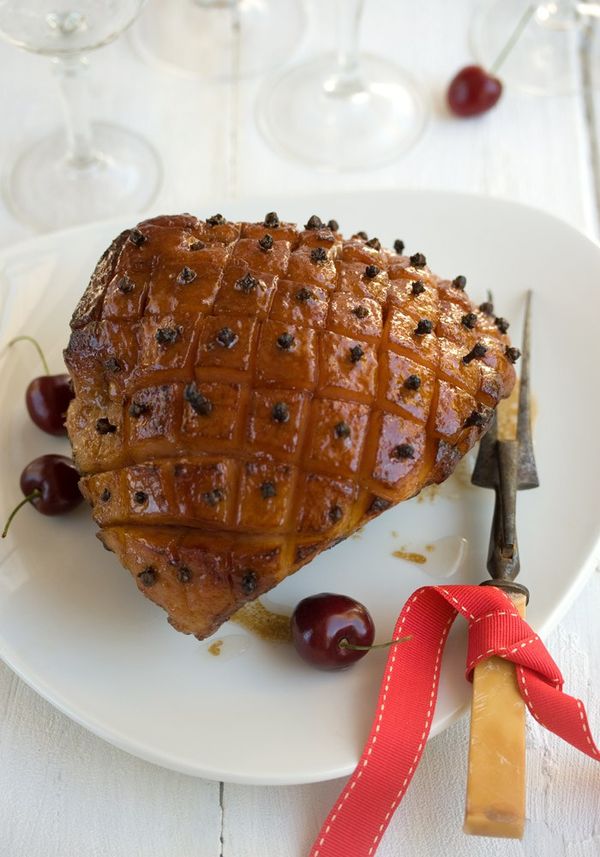 Gammon cooked in coke with a spicy honey mustard glaze