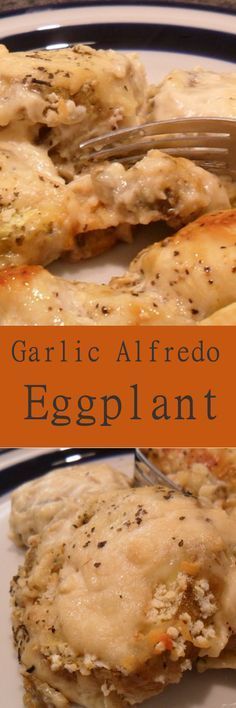 Garlic Alfredo Eggplant