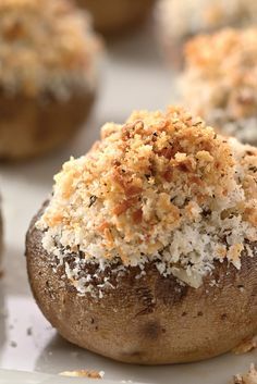 Garlic and Parmesan Stuffed Mushrooms