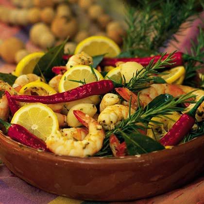 Garlic-and-Rosemary Shrimp