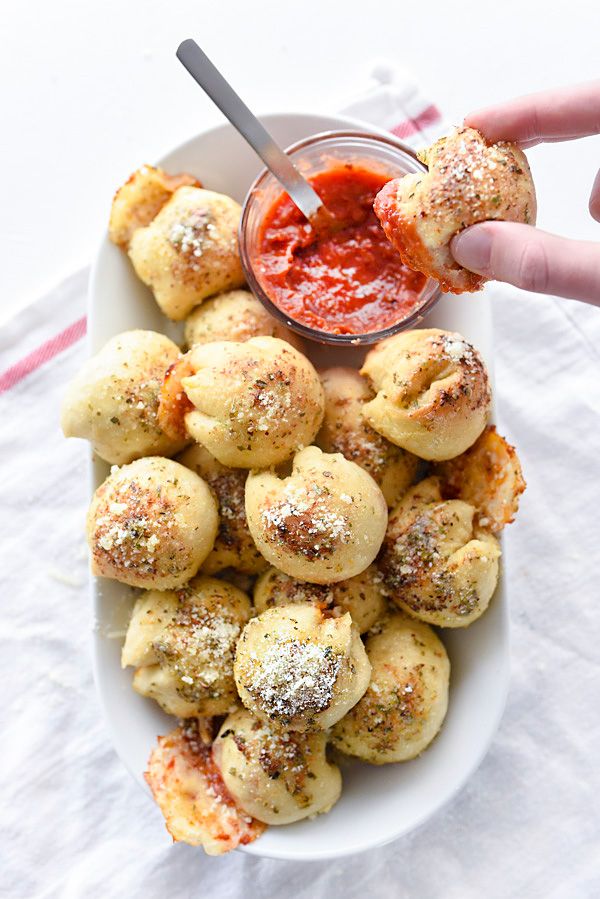 Garlic Butter Pepperoni Pizza Rolls