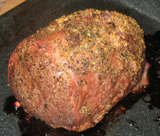 Garlic Crust Prime Rib