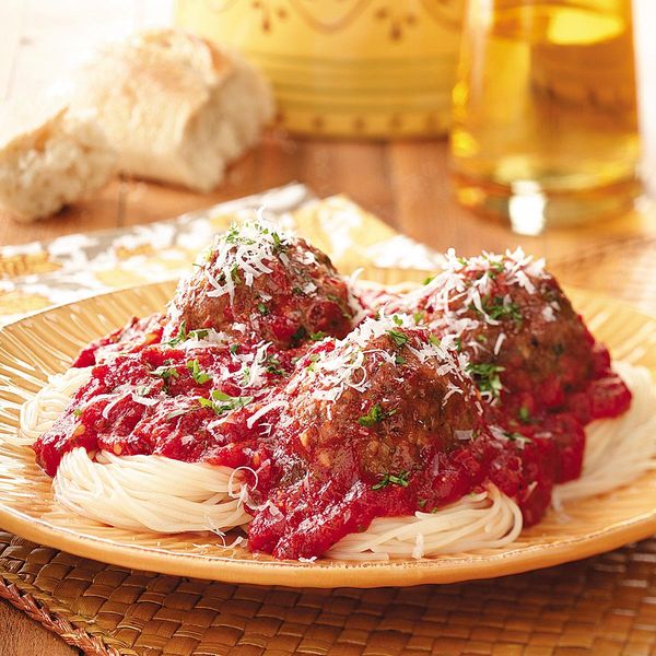 Garlic Lover's Meatballs and Sauce