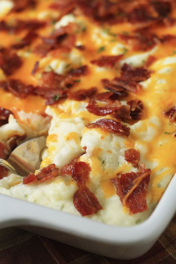 Garlic Mashed Potato Casserole