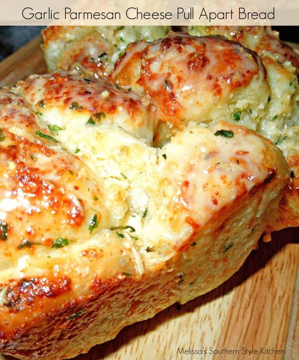Garlic-Parmesan Cheese Pull Apart Bread [Using Rhodes Frozen Yeast Rolls]