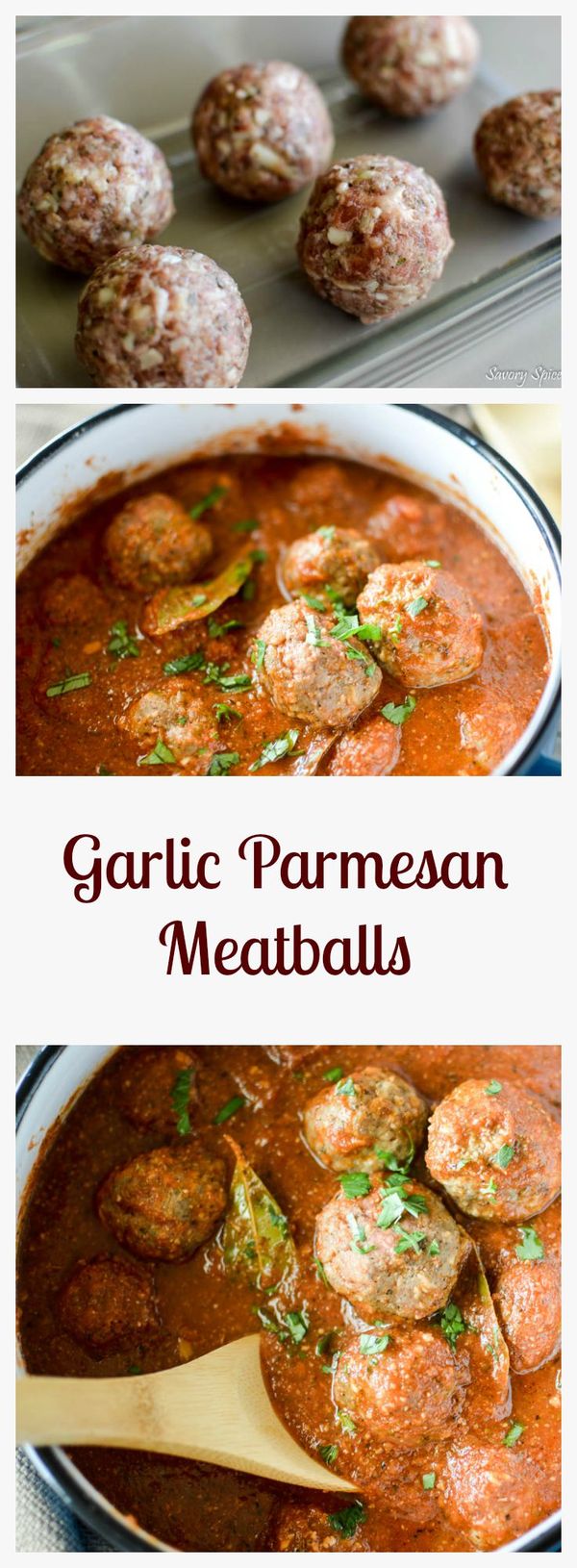 Garlic Parmesan Meatballs