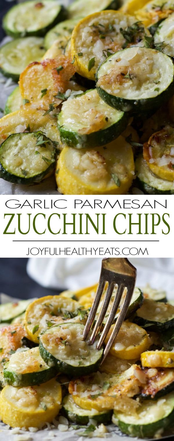 Garlic Parmesan Zucchini & Squash