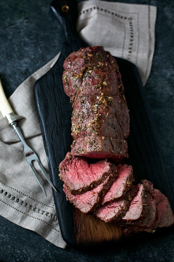 Garlic Rosemary Beef Tenderloin Roast