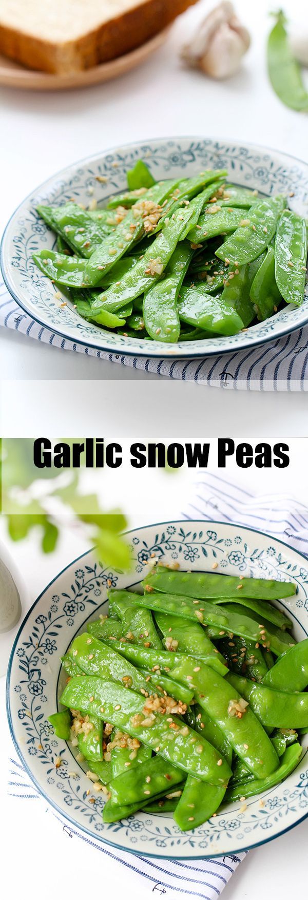 Garlic Snow Peas Stir Fry