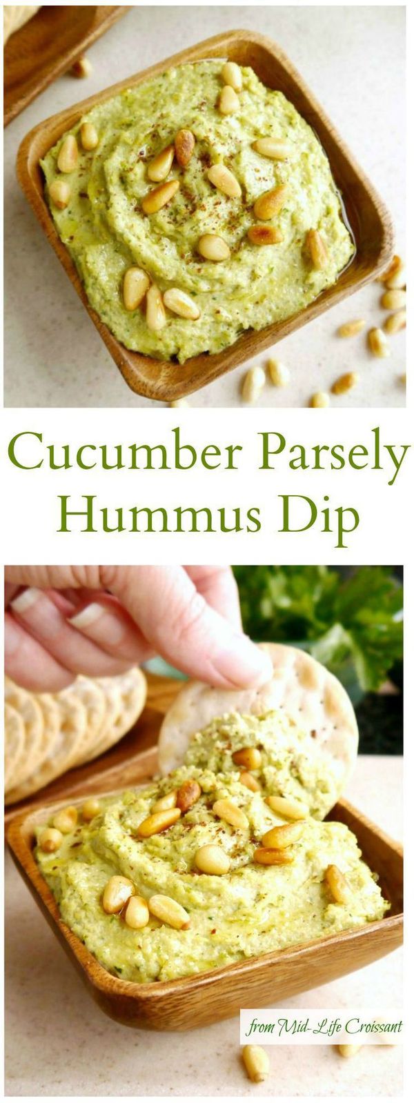 Gavroche's Cucumber Parsley Hummus Dip