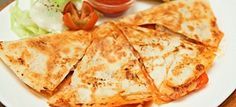 George Foreman Grill Chicken Quesadillas