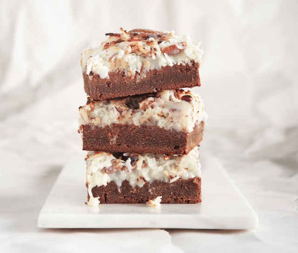 German chocolate brownie