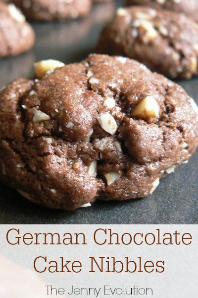 German Chocolate Cake Nibbles