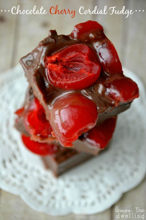 German Chocolate Cherry Bars