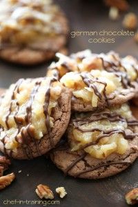 German Chocolate Cookies