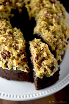 German Chocolate Pound Cake