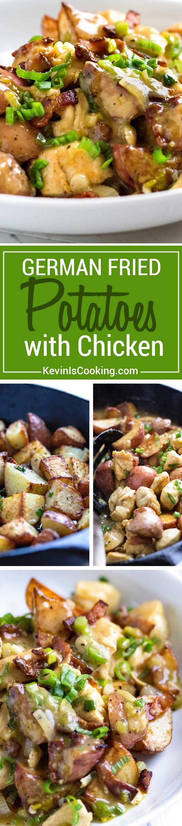 German Fried Potatoes with Chicken