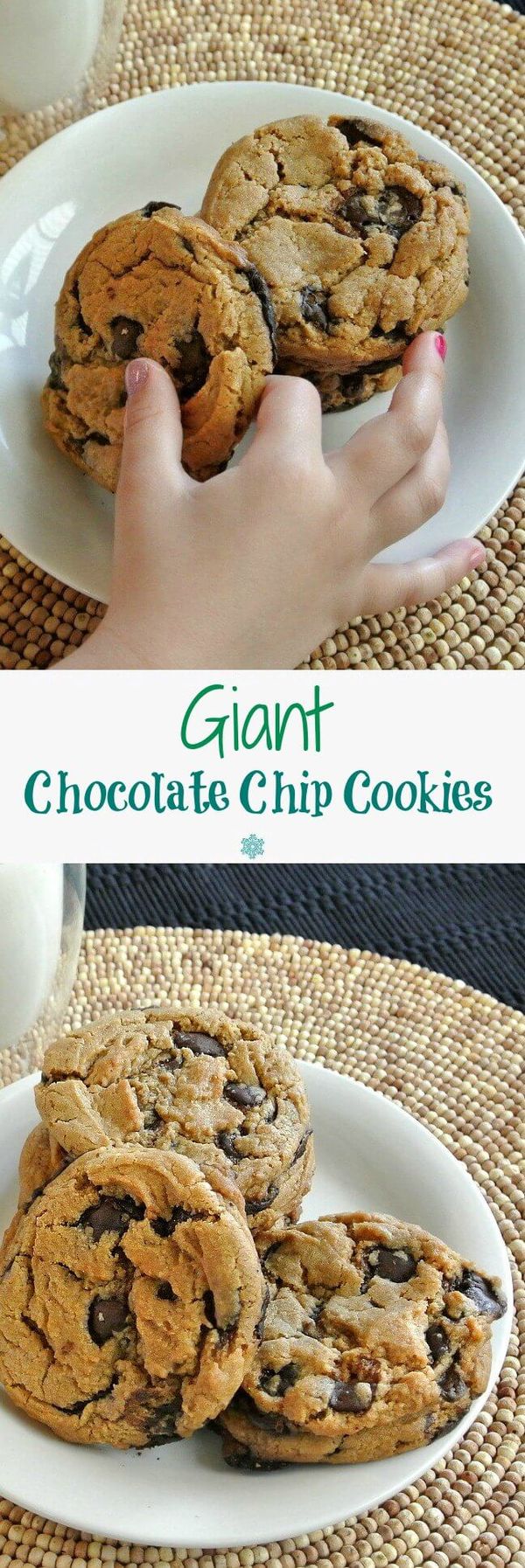 Giant Chocolate Chip Cookies