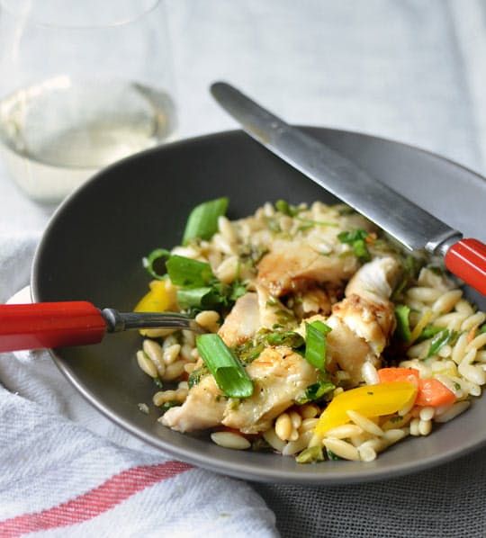 Ginger and Cilantro Baked Tilapia