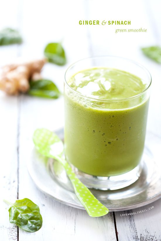 Ginger and Spinach Green Smoothie