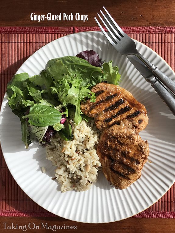 Ginger-Glazed Pork Chops